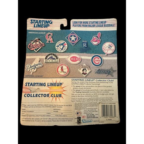 Starting Lineup Chan Ho Park Los Angeles Dodgers 1997 Vintage Korea - Picture 4 of 4